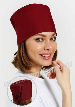 Колпак медицинский с сеткой унисекс арт. ГУ-12-60-ТС